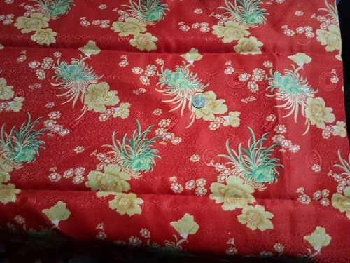 Red background multicolored - red,